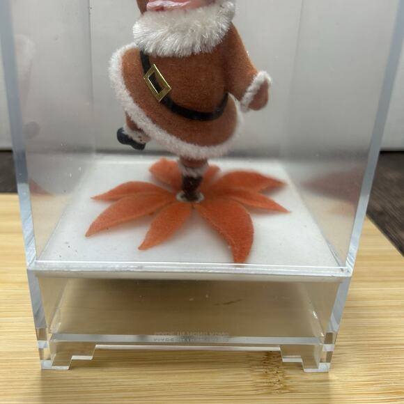 Vintage Christmas Santa Claus Rotating Music Box Santa Clause Coming to Town - Picture 2 of 11